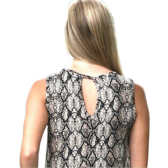 Sleeveless Lizard Shift Dress Sz XXL - Picture 3 of 4